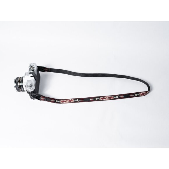 Camera Strap 40" Desert Black & Red Southwest Peak Design Anchors Handcrafted - Picture 6 of 11